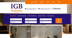 Desktop Screenshot of igbimoveis.com.br